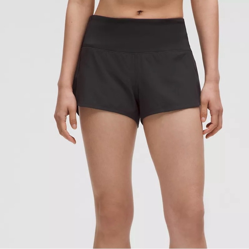 Lululemon Athletica Black speed up  Athletic Shorts